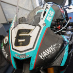 Team member bike sitting in garage